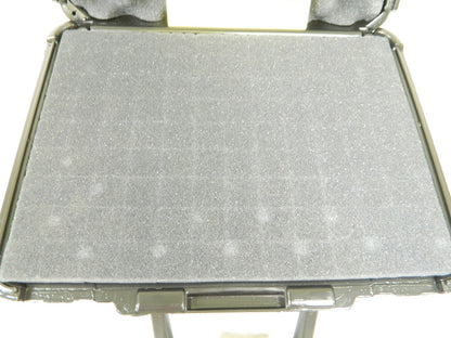 PLATT Clamshell Hard Case: Cubed Foam, 13-1/2" Wide, 5.5" Deep, 5-1/2" High 407