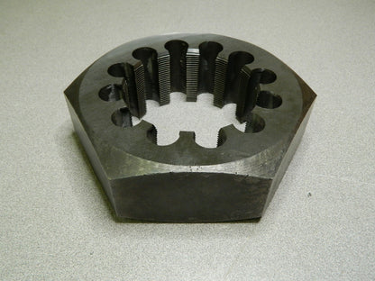 Interstate Right Hand Thread Hex Rethreading Die 4-1/4" x 12 7" Hex 09034760