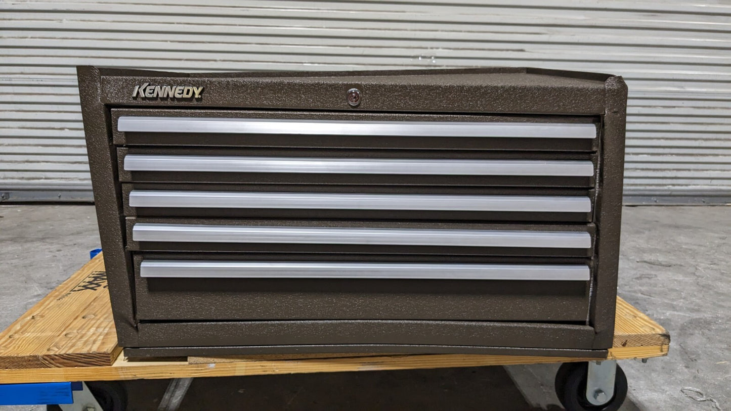 KENNEDY Tool Chest 5 Drawers 20" OAD 16-5/8" OAH 29" OAW 2805XB Damaged
