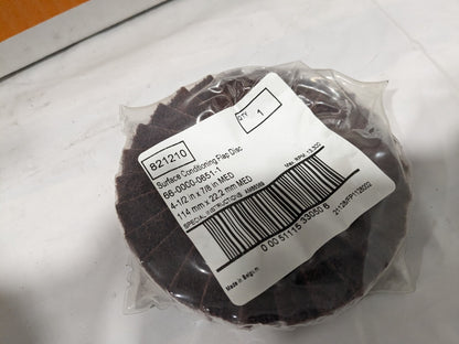 STANDARD ABRASIVES Flap Disc 48ct: 7/8" Hole, 100 Grit, Aluminum Oxide70001