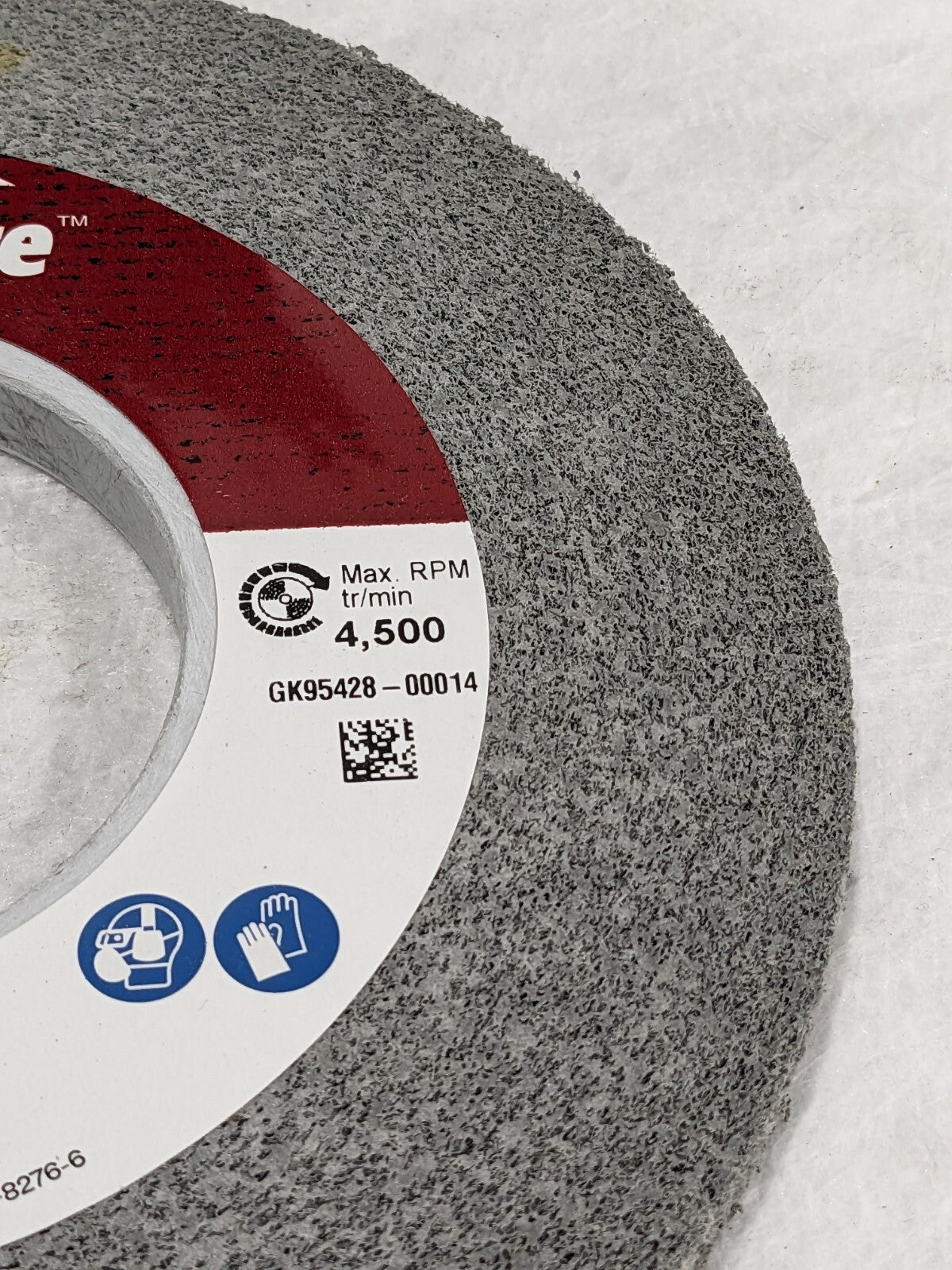 3M EX2 Deburring Wheel, 8 in x 1/2 in x 3 in 8S FIN, 7010366637