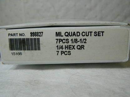 7 Piece High Speed Steel Hex Shank Maintenance Drill Bit Set 135° Point 998827