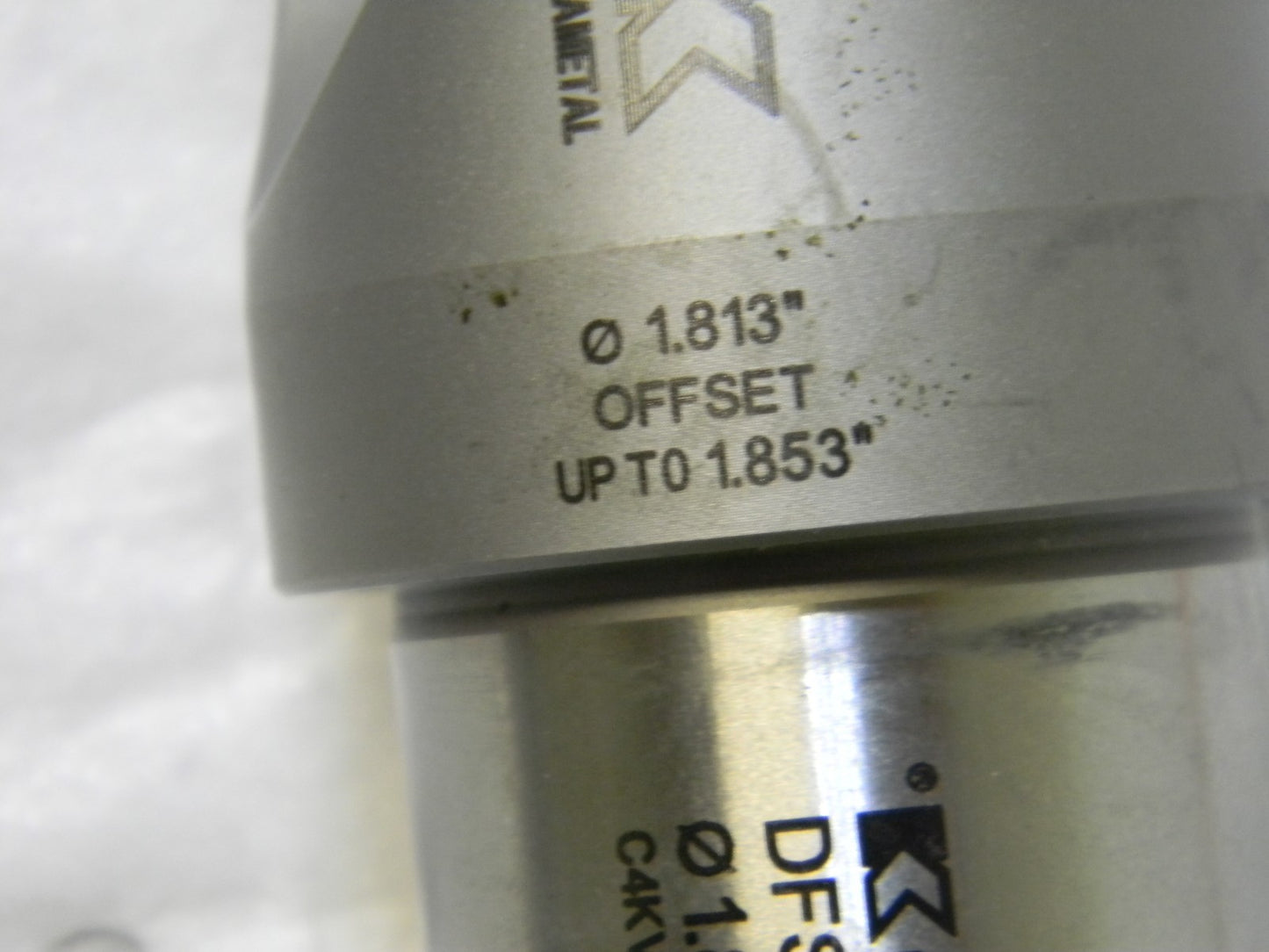 Kennametal Indexible Drill 1.813 Offset Up To 1.853 4XD 1.5 Shk Dia 3800400