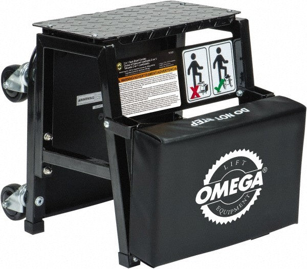 Omega Lift Equipment 350 Lb Capacity 4 Wheel Creeper Seat 91305