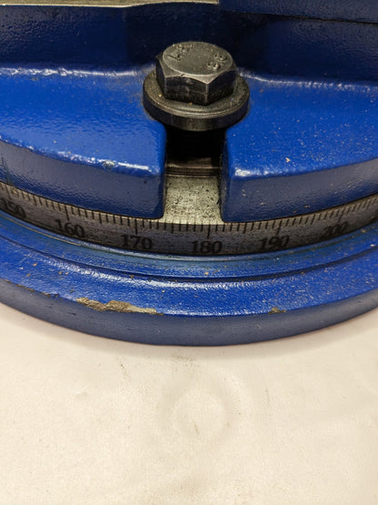GIBRALTAR Machine Vise: 4 Jaw Opening, Horizontal, Swivel Base 70038237