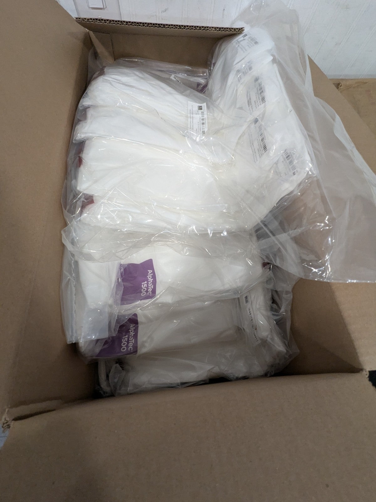 Ansell Disposable Coveralls Chemical Protection, Sz L Qty 25 WH15-S-92-101-04