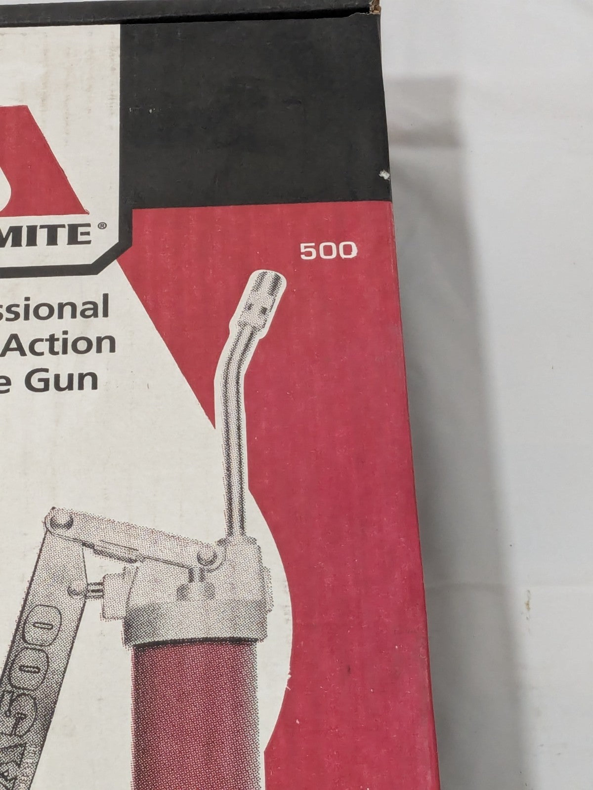 Alemite Manual Grease Gun: 10,000 psi, 16 oz Cartridge 500