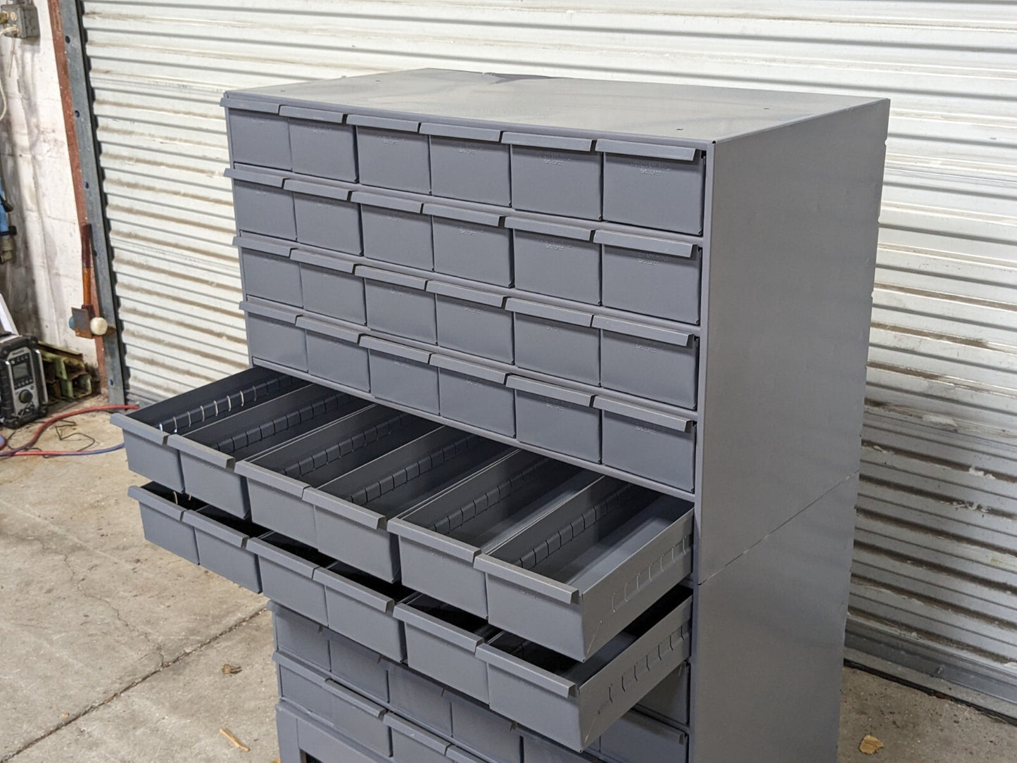 Durham 028-95 Steel Bin Storage Cabinet 60 Drawer 48 x 34 x 17 Parts / Repair