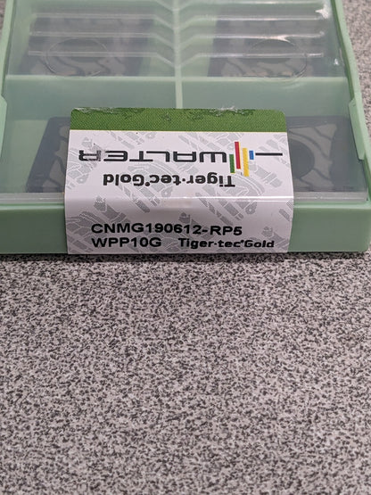 WALTER Turning Insert: CNMG643-RP5 WPP10G, Solid Carbide Qty 10 8115701