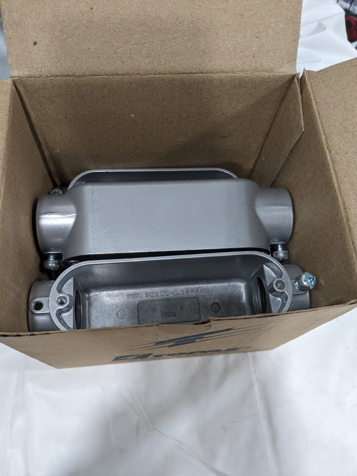 Topaz C Type Combo Conduit Body Die Cast Aluminum Hub Size-1" Qty 5 C3SS