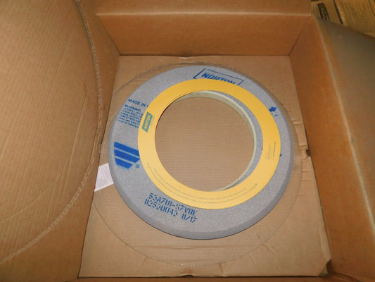 Norton Surface Grinding Wheel 21" Diam x 12" Hole x 1-1/4" Thick 69083103805