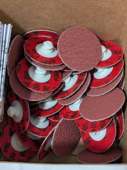 3M Quick-Change Disc: Roloc TR, 1-1/2" Dia, 60G Qty 50 7000045171