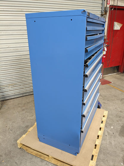 Lista Steel Blue Modular Storage Cabinet 10 Drawer 59 x 40 x 22 Parts / Repair