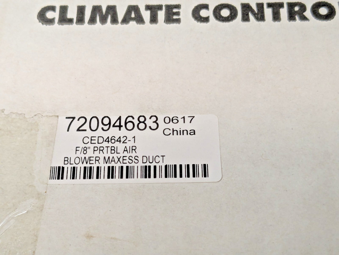 Maxess Climate Control Technologies Duct Hose PVC 8" ID CED4642-1