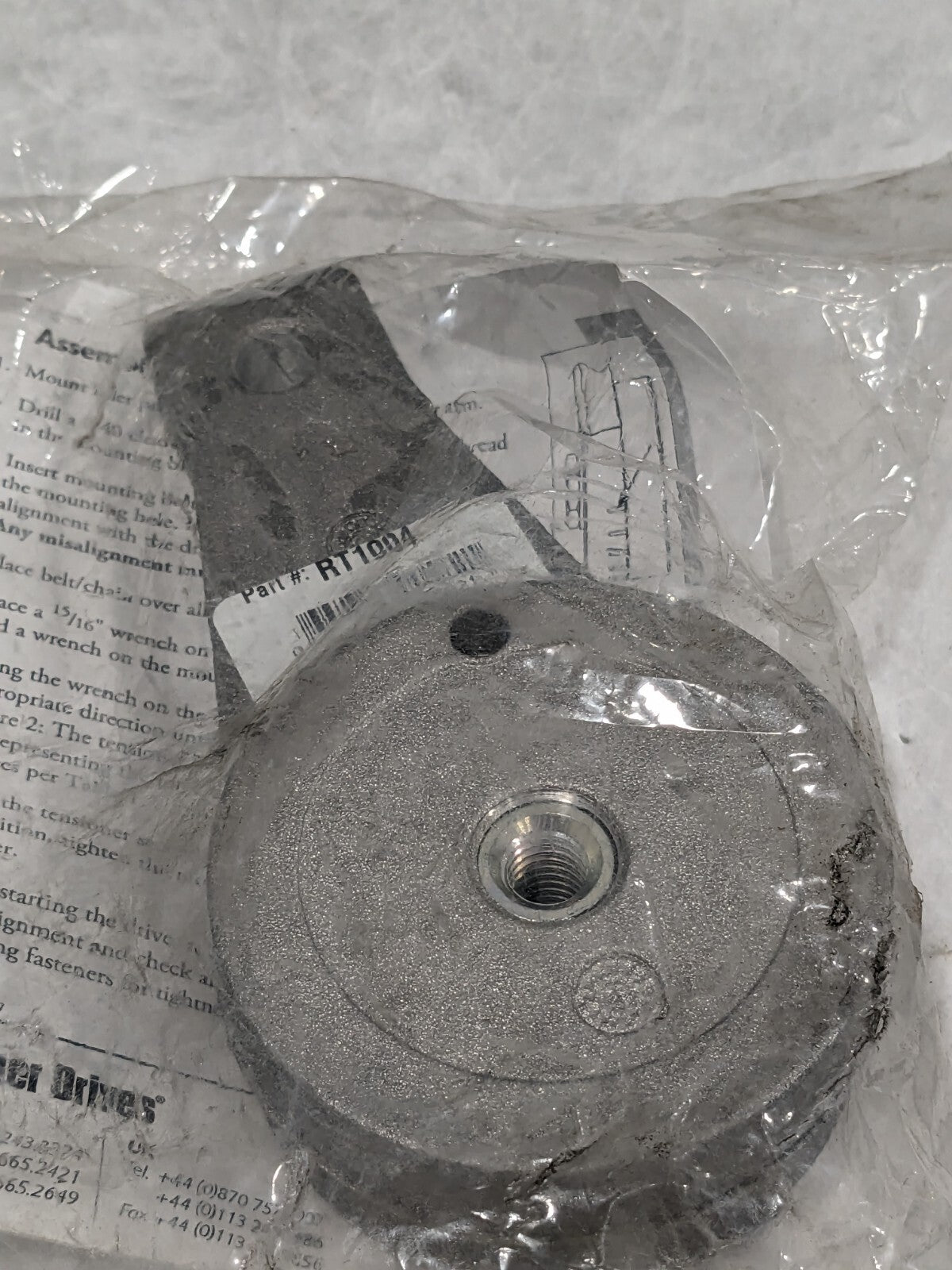 Fenner Aluminum Rotary Tensioner, Max Force 45lbs, Min Force 20lbs RT1004