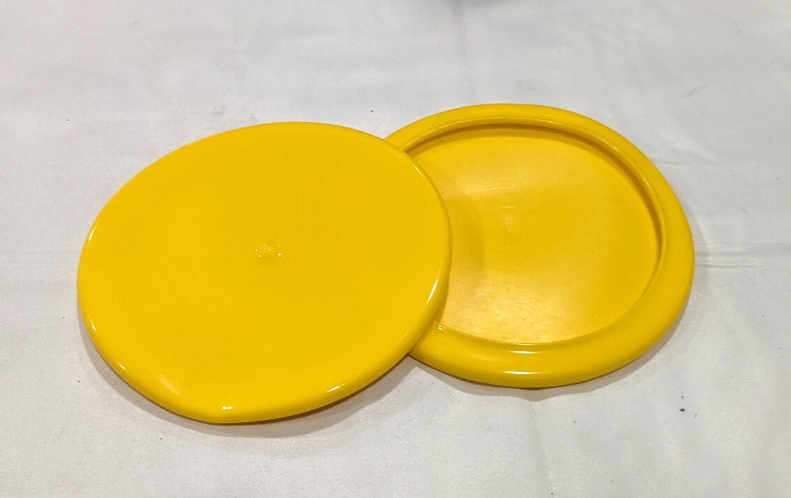 Caplugs Yellow Flange Cap 300pcs 3.5" ID x 4.155" OD Flexible & Round V200S15M