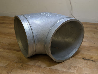 Victaulic Firelock 90 Degree Grooved Elbow 8 In. Galvanized 8/219.1 No. 001