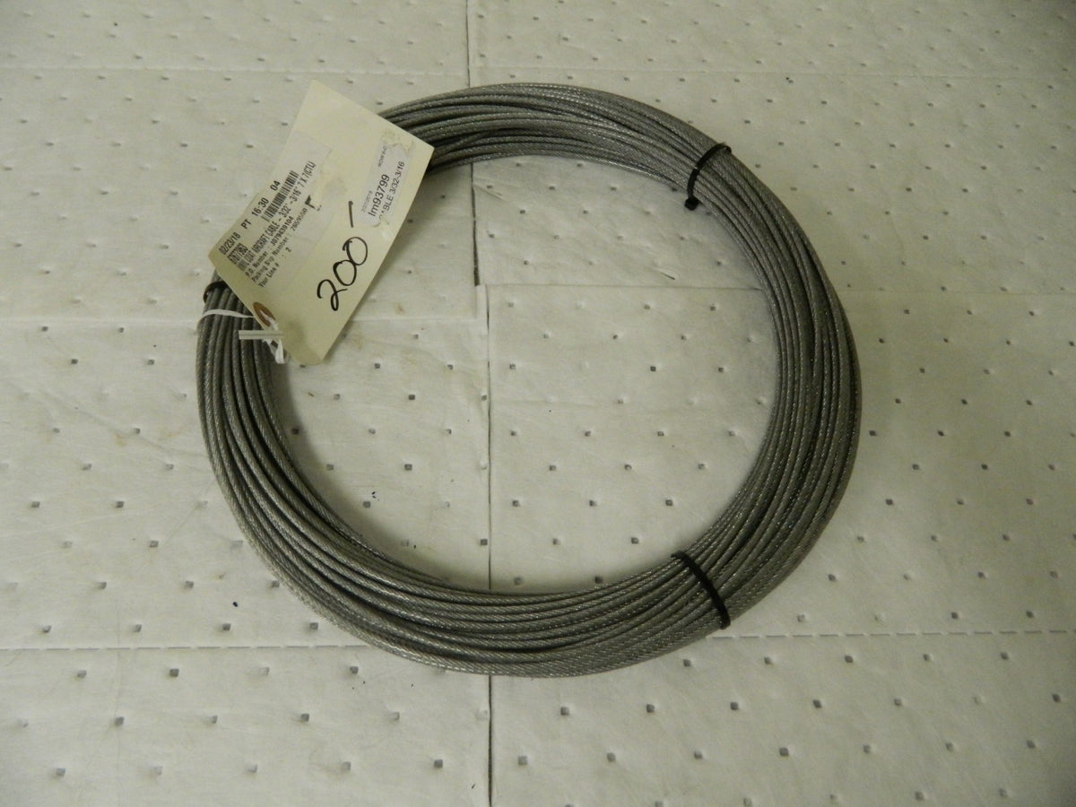 Pro Coated Aircraft Cable Wire 3/32" x 3/16" Diameter 200' 676779