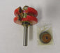 Pro 3/8 Diam, 1/4LOC, Steel Edge Profile Tongue Groove Router