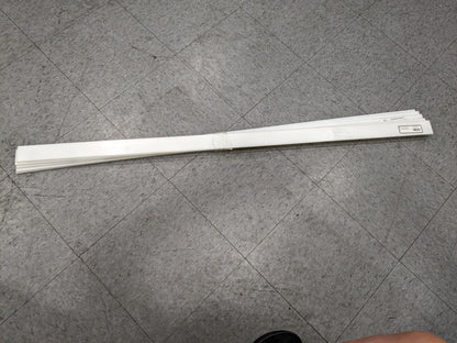 Plastic Bar Acetal, 1-3/4" W, 1/4" Thick, 48" L, Natural  Qty 5 B