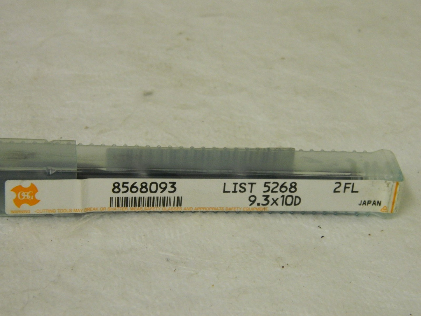 OSG Carbide Jobber Length Drill Bit 2FL 9.3 mm X 10D 140°  8568093