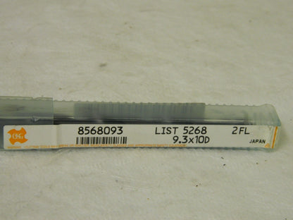 OSG Carbide Jobber Length Drill Bit 2FL 9.3 mm X 10D 140°  8568093