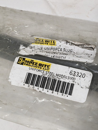MITEE-BITE 20" OAL 1" Width, Steel, Wedge Clamp Stock 63320
