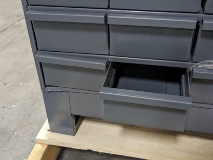 Durham Bin Storage Cabinet 96 Drawer 62 x 34 x 12 Steel Gray 022-95