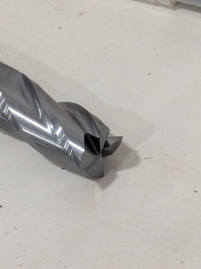 RobbJack Square End Mill 5/8" Diam, 31/2" OAL 4 FL TR-404-20