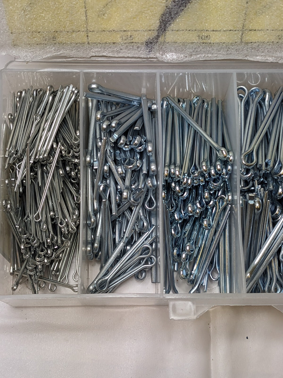 750 Piece, 1/16 to 5/32 Pin Diam, Cotter Pin Assortment NFC-KIT231