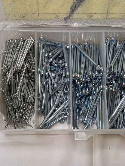 750 Piece, 1/16 to 5/32 Pin Diam, Cotter Pin Assortment NFC-KIT231