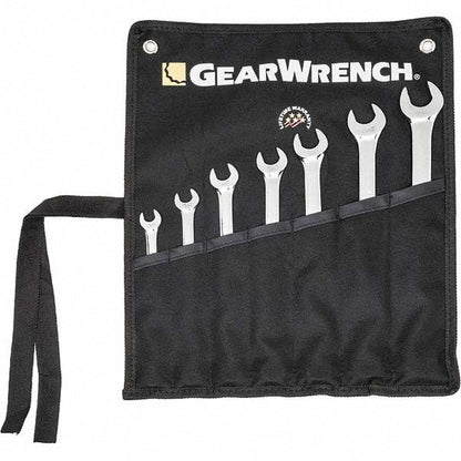 GEARWRENCH Combination Wrench Set: 7 Pc, 3/8 to 3/4" Wrench, Inch 81933