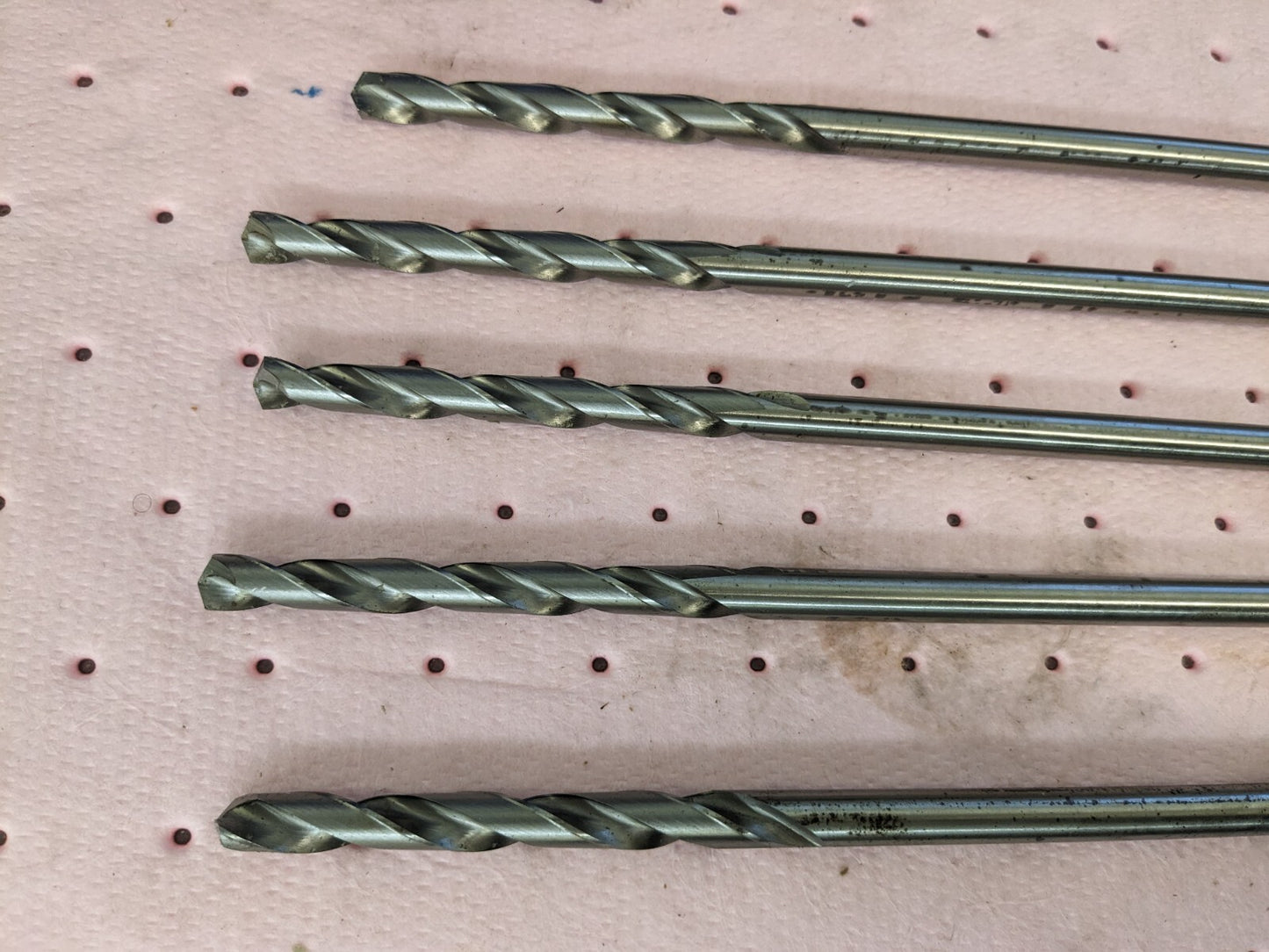CLEVELAND Aircraft Extension Drill Bits 5pk 21/64 Dia, 135 ° Point HSS C13193