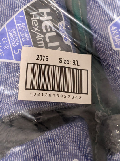 Hexarmor Cut Resistant Knit And Lightweight Work Glove Sz 9/L 12 Pair 2076-L (9)