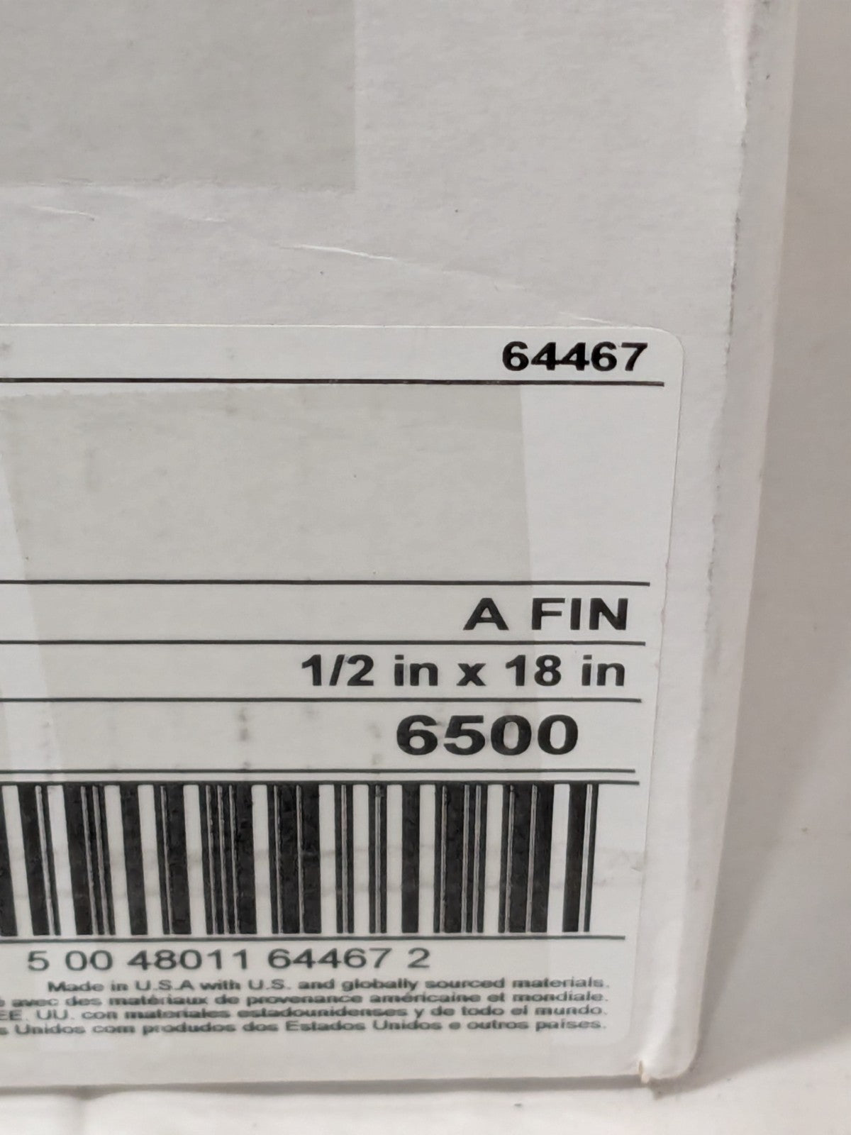 3M Abrasive Belt: 1/2" Wide, 18" OAL, Aluminum Oxide Box of 20 644676