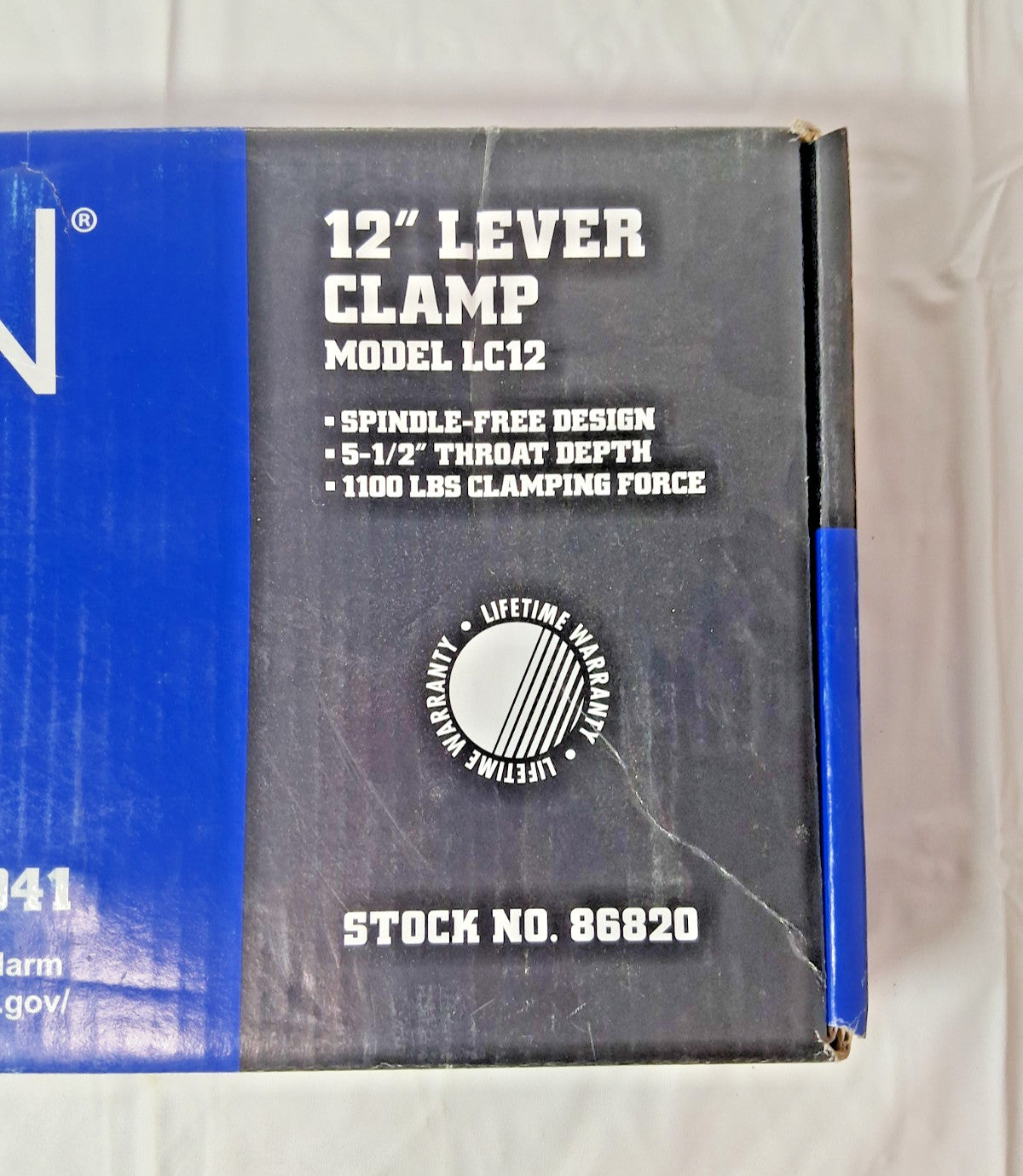 Wilton Sliding Arm Bar Clamp Type F-Style 1100 lb Clamping Pressure 86820