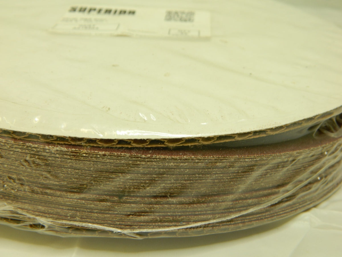 SUPERIOR ABRASIVES PSA Disc: 9" Disc Dia, 120 Grit, AO Qty 25 A018204