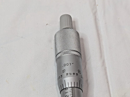Mitutoyo Mechanical Depth Micrometer 1'' Range 1 Rod Satin DMS2.5- 1" 128-105
