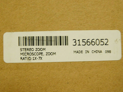 SPI Stereo Microscope WF10X x Ratio 1X - 7X 31566052