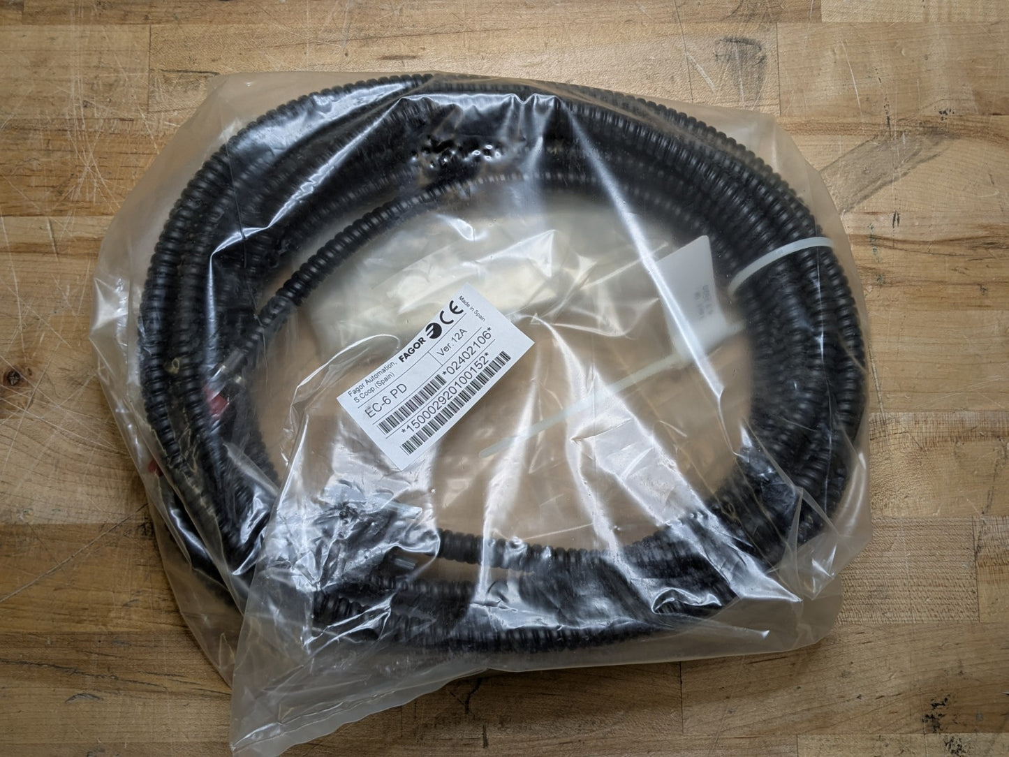 Fagor 20 Ft. Detachable Armored Cable for Linear Scale EC-6 PD
