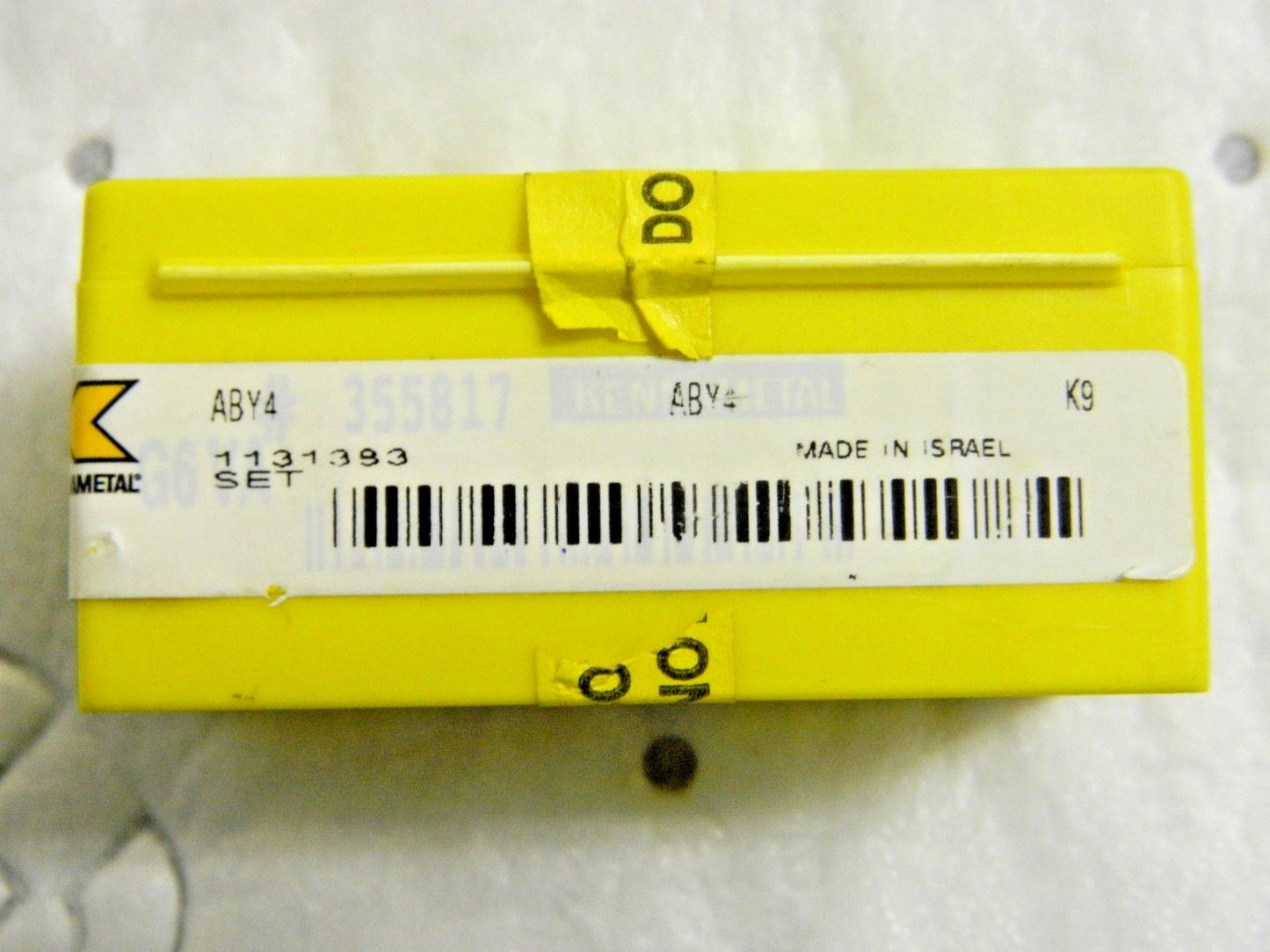 Kennametal YE &amp; YI Anvils External/Internal RH &amp; LH ABY4 K9 Qty 10 PCS 1