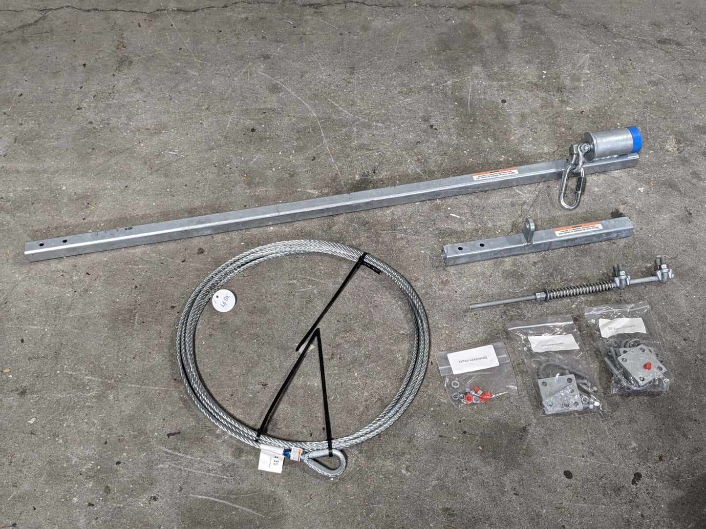 Miller VG/30FT Ladder Climbing Safety System 30 Ft. Lifeline 300 Lb. Capacity