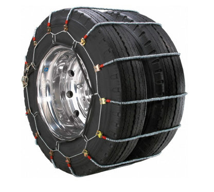 Set of 2 Peerless Chain Dual Axle Tire Chains for 8.25" x 20" / 9" x 22.5" Tires