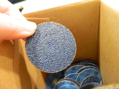 NORTON 25ct Quick-Change Disc: Type S, 2" Dia, 50 Grit 66261138635