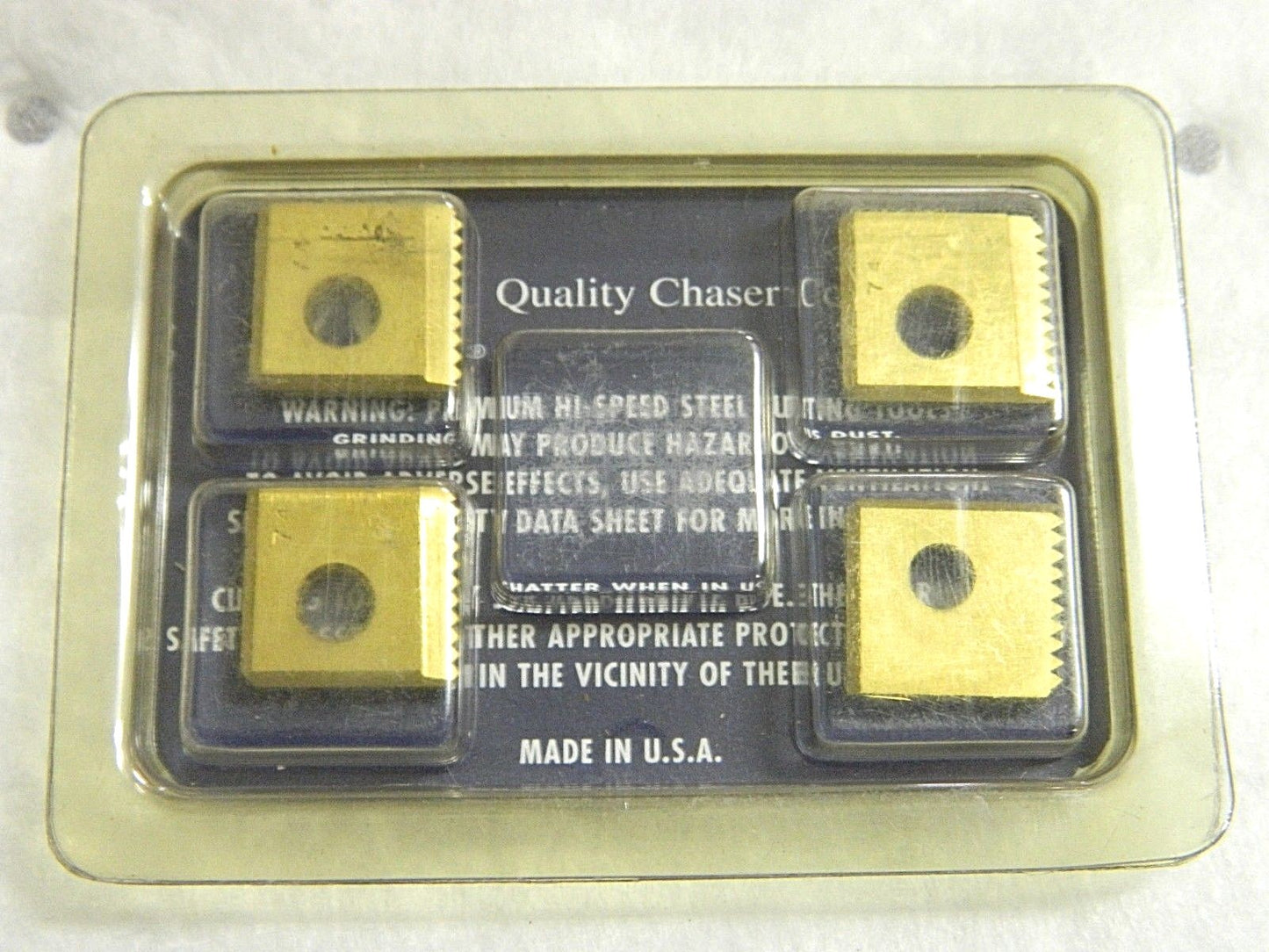 Quality Chaser Insert Chasers Die Head Series 100  3/8-18 NPTF Qty 4 PCS 51938