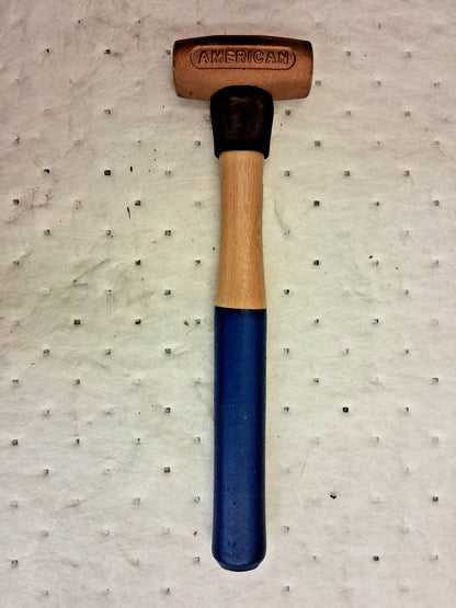 American Hammer Dead Blow Hammers 1.5 lb Head 1-3/8" Face Dia Copper AM1.5C