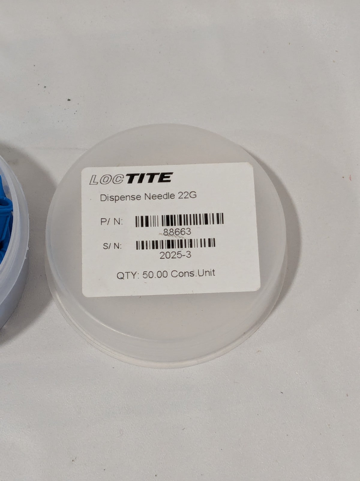 Loctite Tapered Dispense Tip Blue 22 Gauge 50/PK 88663