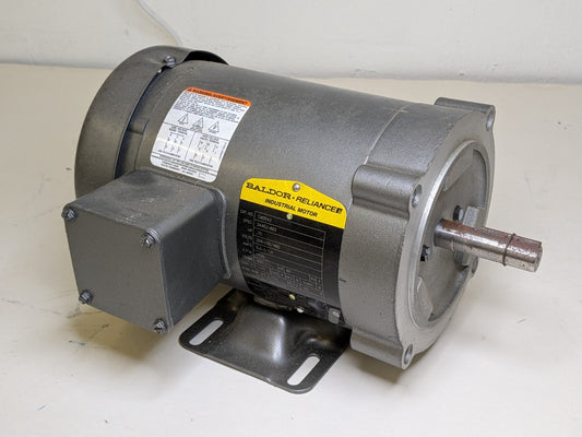 Baldor Industrial Motor 56C 3/4 HP 1725 RPM 208-230/460v 3 Phase CM3542