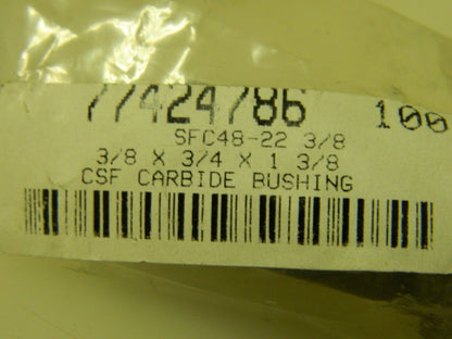 Pro Slip Fixed Drill Bushing SFC 3/8" Inside Dia Head 77424786