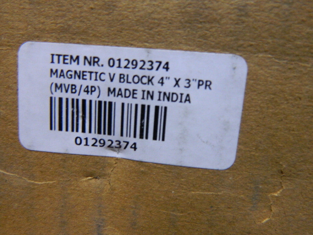 Groz 4.76 to 2-3/4" Capacity, 90° Angle, Steel V-Block MVB/4P